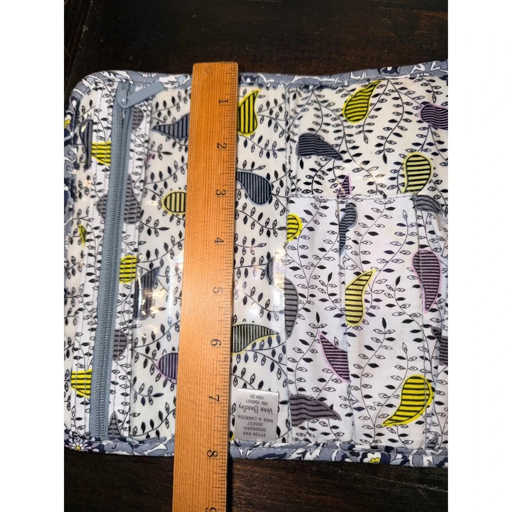 Vera Bradley Plaza Tile Riley Foldable Travel Organizer Cosmetic Makeup‎ Bag